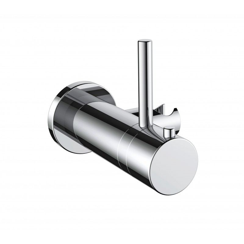 Thermostatic douche valve with outlet holder bracket & on/off (Round) (LDV200)