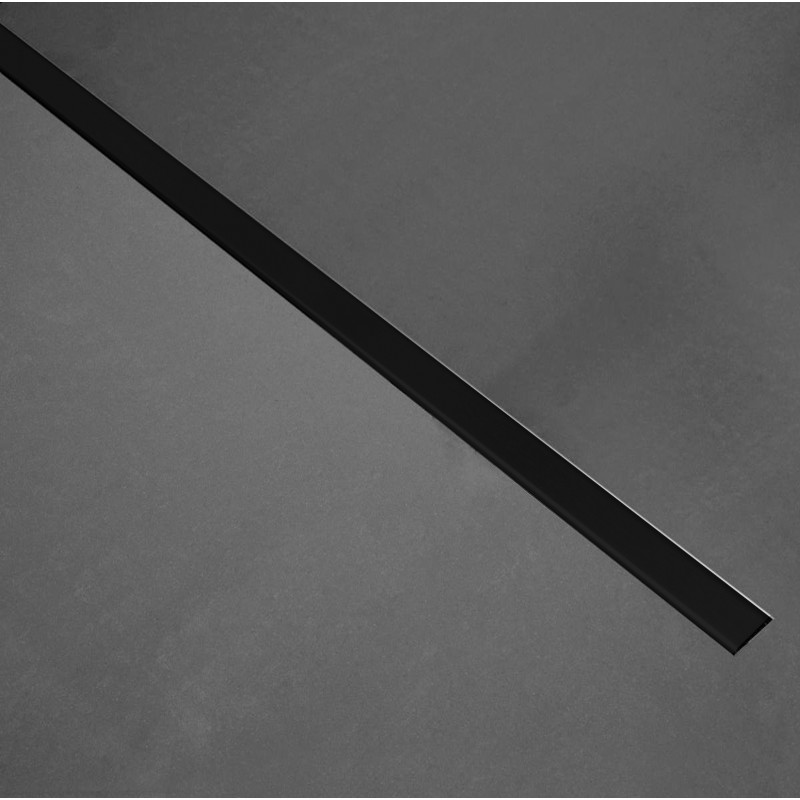 Level slim shower drain & grate - 600mm Matt Black (LEVEL60-B)
