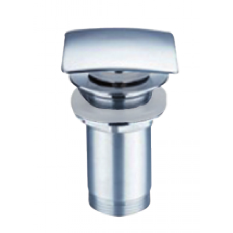Luxury square basin clicker waste, slotted (LSQ50)