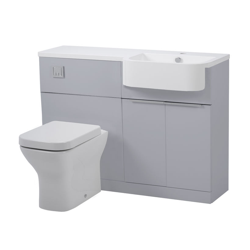 MATCH 1200 FURNITURE RUN RIGHT - GLOSS LIGHT GREY