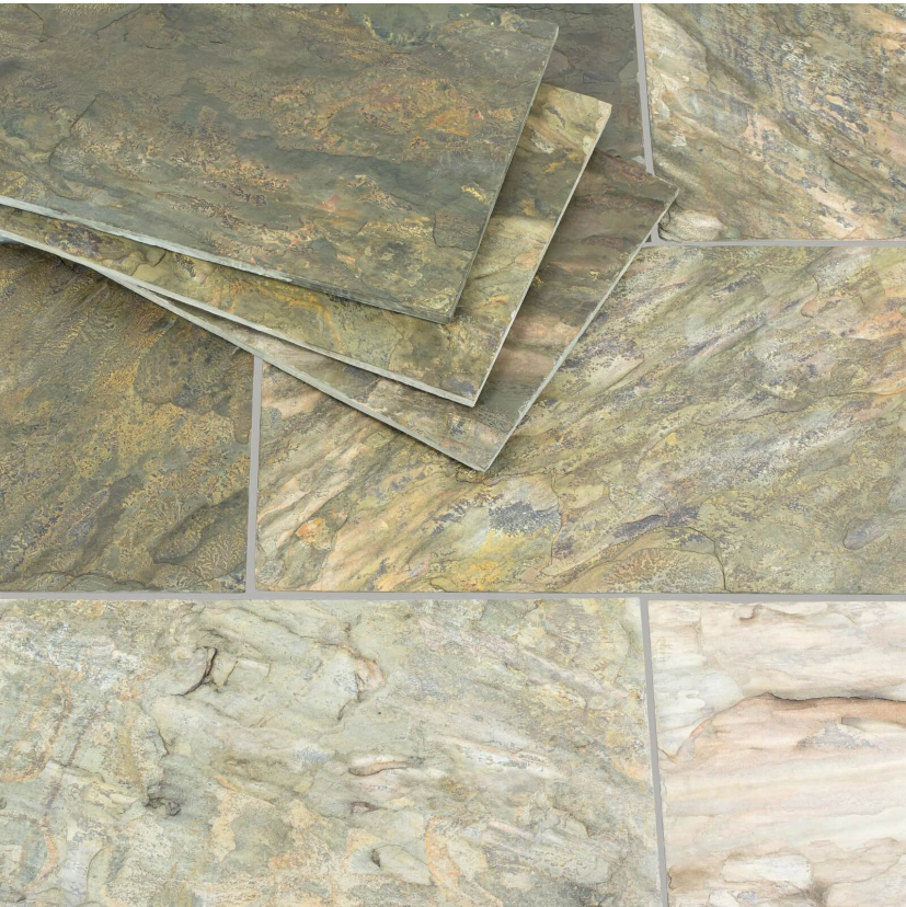Multicolour Calibrated Riven 600x600x14- Price per m2