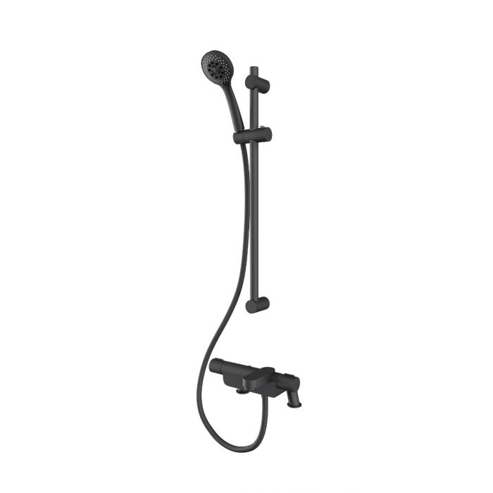 Midas 220 Bath Shower Mixer- Matt Black