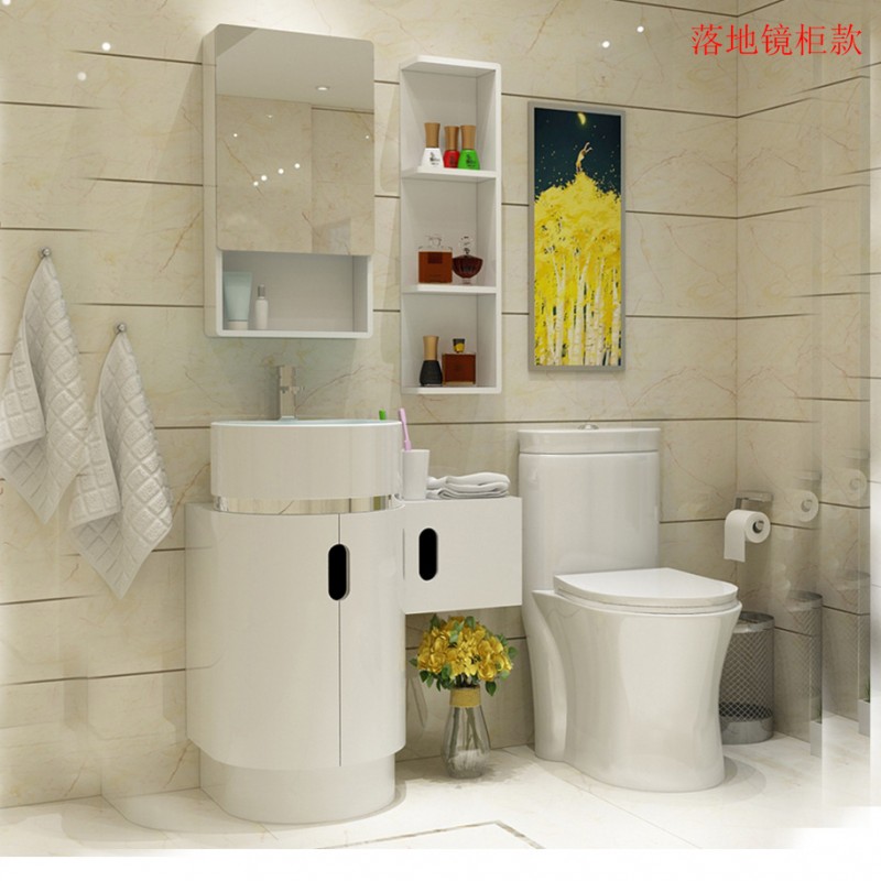 Mode floor standing (2 Door) cloakroom vanity & ceramic basin Basin (MOD400)