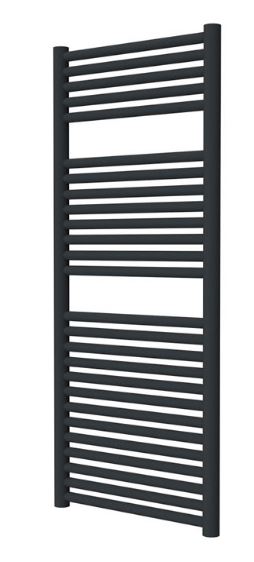 Radox Hercules 1200 x 642 Matt Black Designer Towel Radiator Output (BTU) 2588