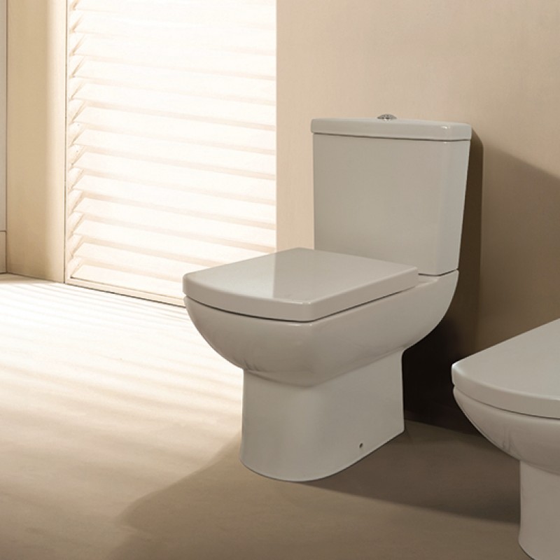 Profile short projection C/C WC (open back) with Geberit flush fittings and soft (PRO922)