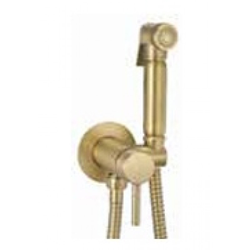 Manual Douche Pack - ROUND - All in one Brush Gold (P102-BG)