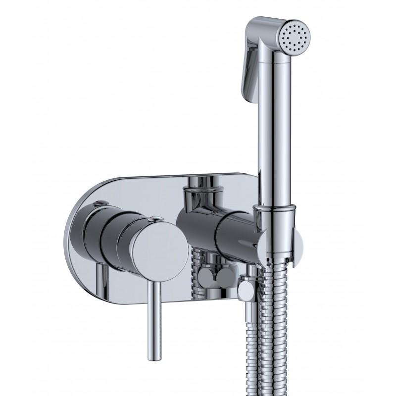 Manual Round Concealed Douche Pack - All in one (P103)