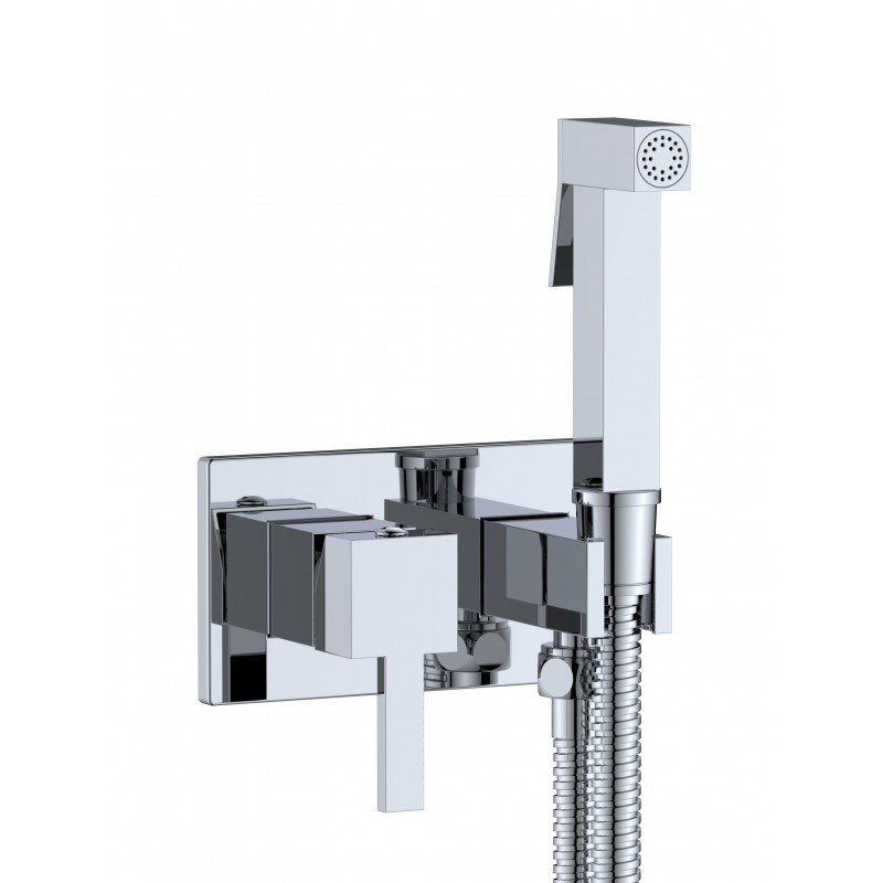 Manual Square Concealed Douche pack - All in one. (P203)