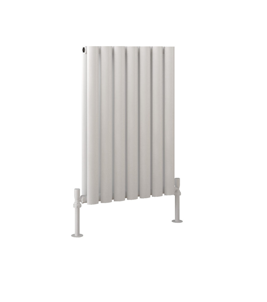 JTP - PRIMO WHITE OVAL DOUBLE ROOM RADIATOR HORIZONTAL 600X420