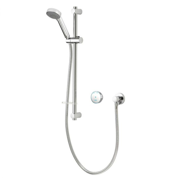 SmartShelf Quartz Blue Smart Digital Shower Exposed with Adjustable Head (HP/Combi)