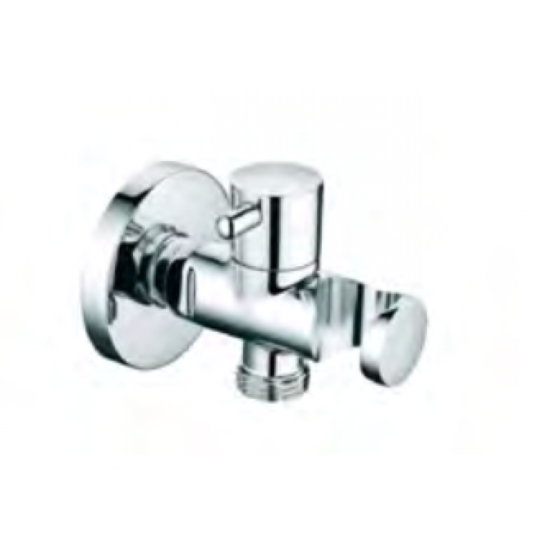 Round on/off douche and holder (RAVH)