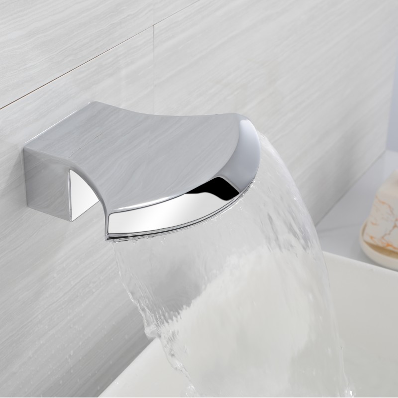 Wall mounted Waterfall Bath Spout -Round (RBS-104)
