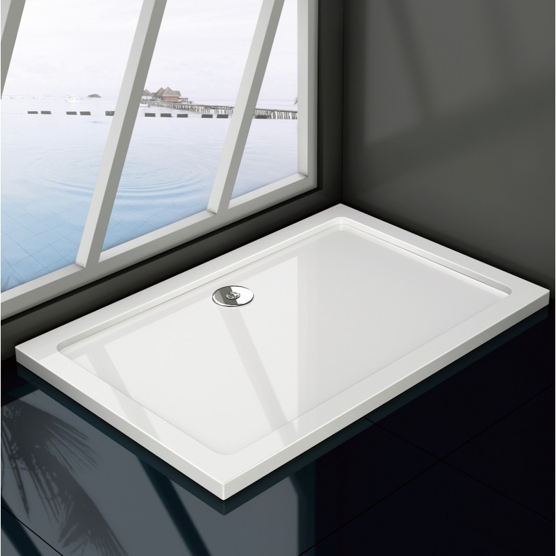 Kleen rectangular shower tray 30mm 1200 x 800 x 30mm (KST1280)