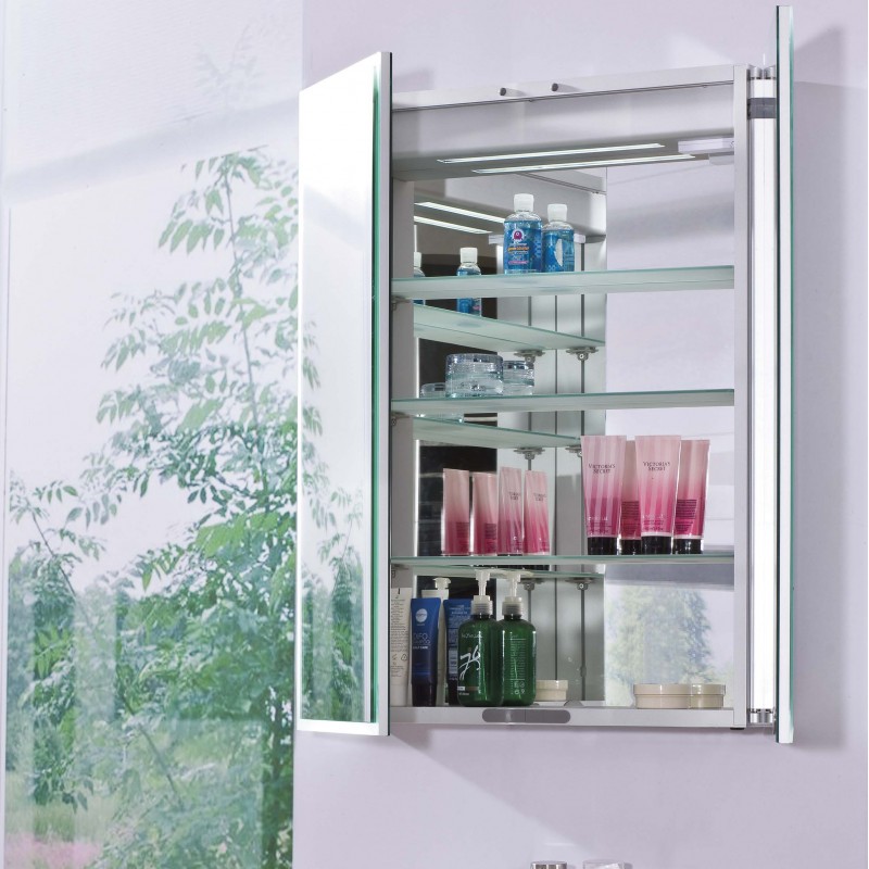 Reflection LED Mirror 2 Door Cabinet 600 X 800mm (REF-60)