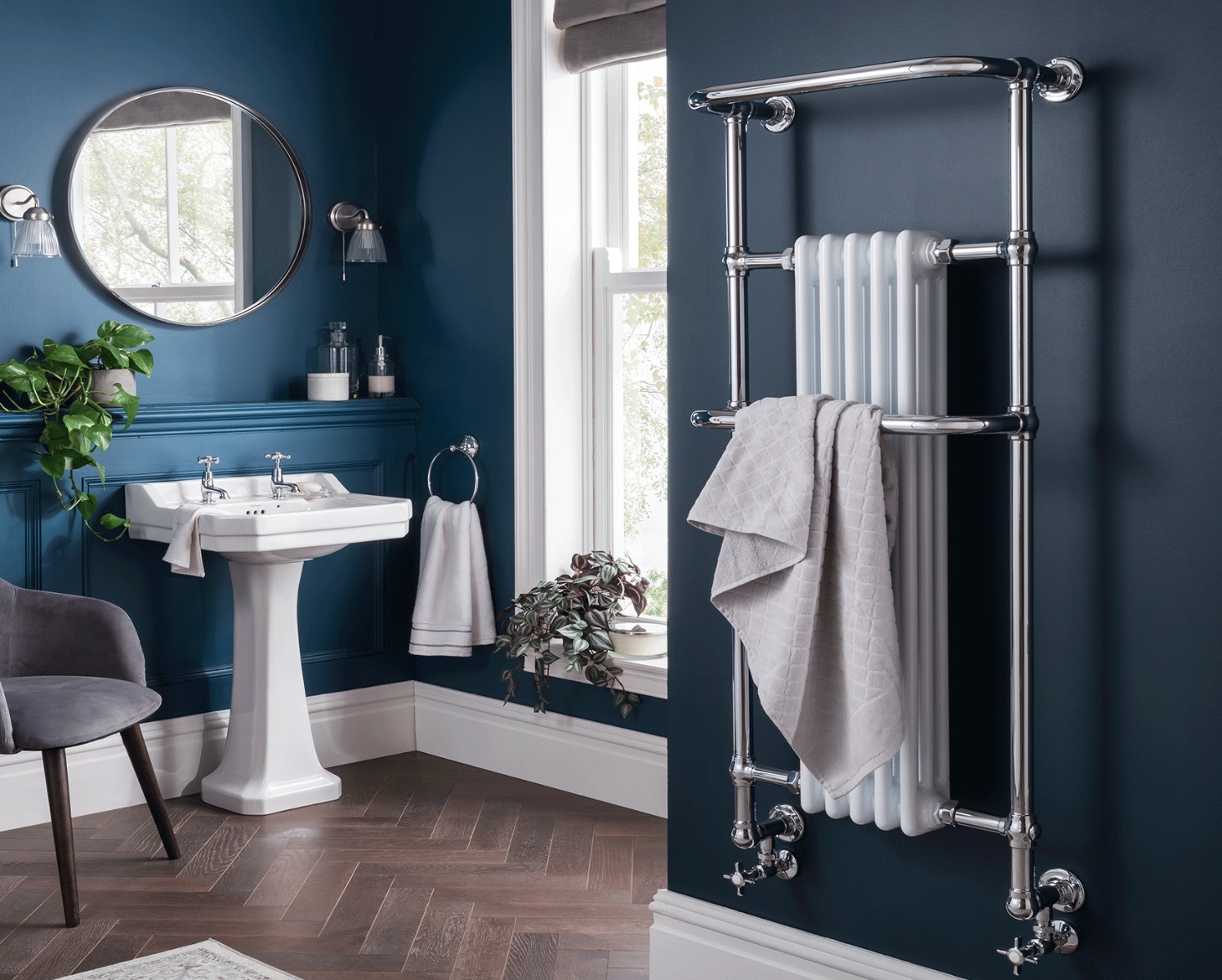 Traditional Regency Tall Wm - Ms Dual Energy - Chrome 1403x575
