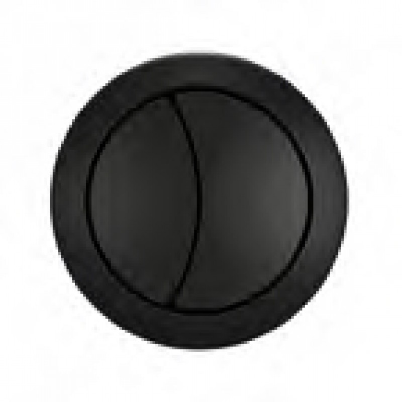 Round flush button Matt Black (RFB22-B)
