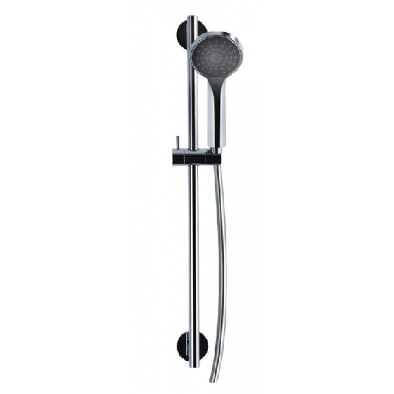 Vivaro luxury slide rail kit with round multifunction, anti-scaling hand shower (RKRD22)