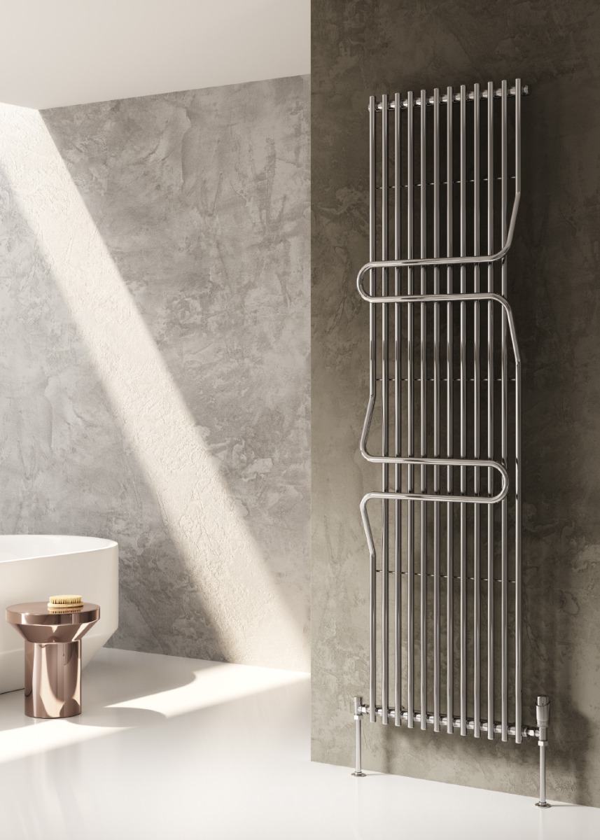 Aletta Mild Steel Radiator 1800 x 500mm chrome