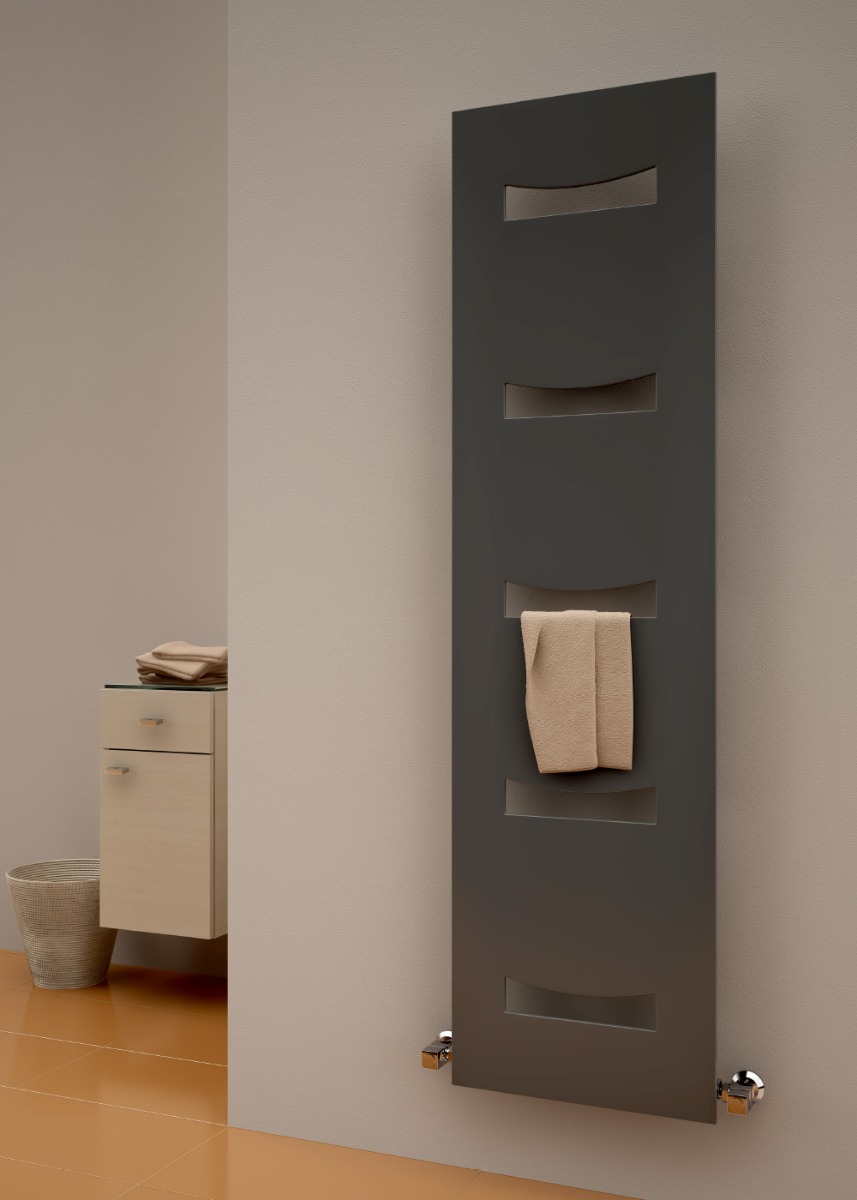Ancora Mild Steel Radiator 490 x 1800mm Anthracite