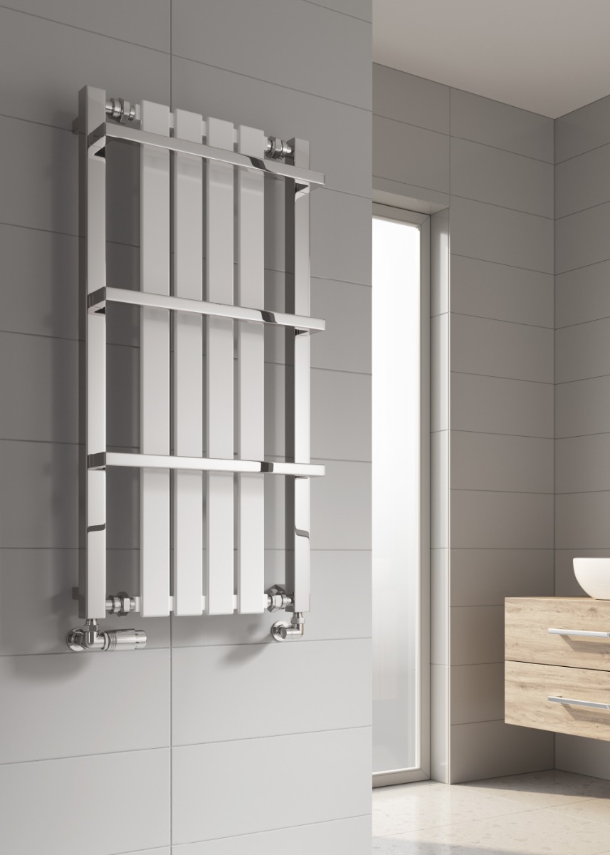 Ashen Mild Steel Radiators 490 x 700mm white