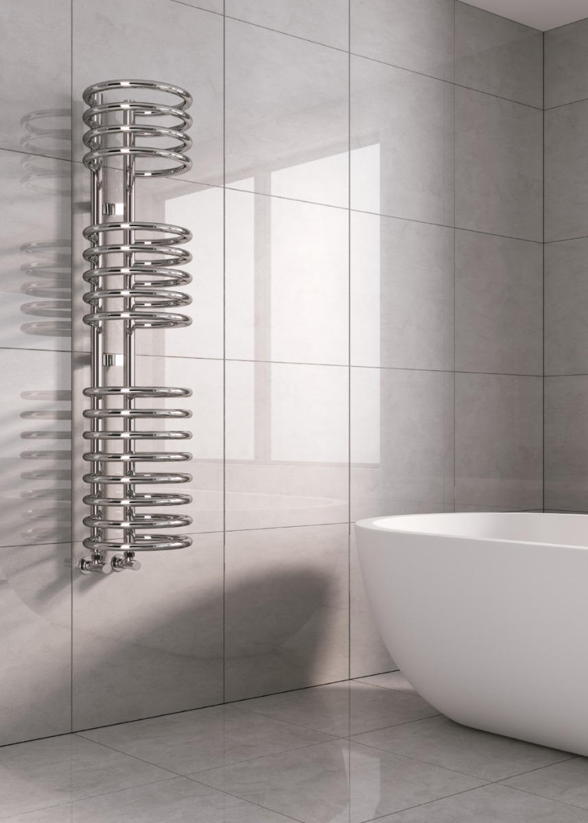 Claro Mild Steel Radiator 300 x 1600mm chrome