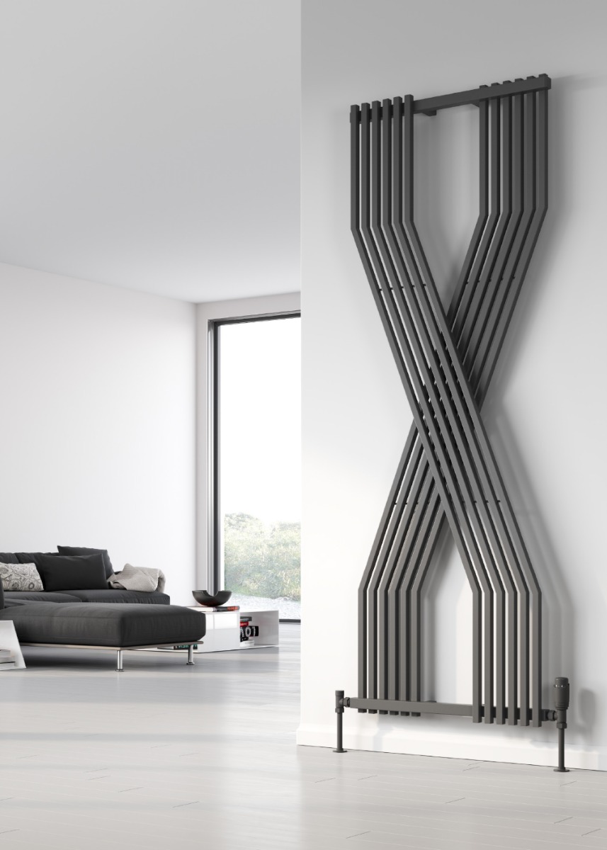 Coredo Mild Steel Radiator 620 x 1760mm chrome