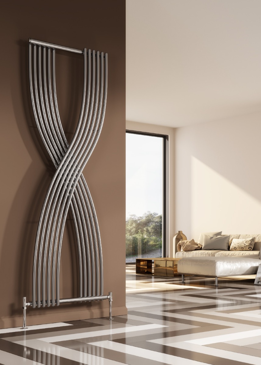 Dimaro Mild Steel Radiator 620 x 1760mm chrome