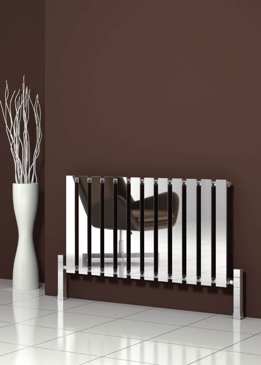 Pienza Mild Steel Radiator 485 x 550mm chrome