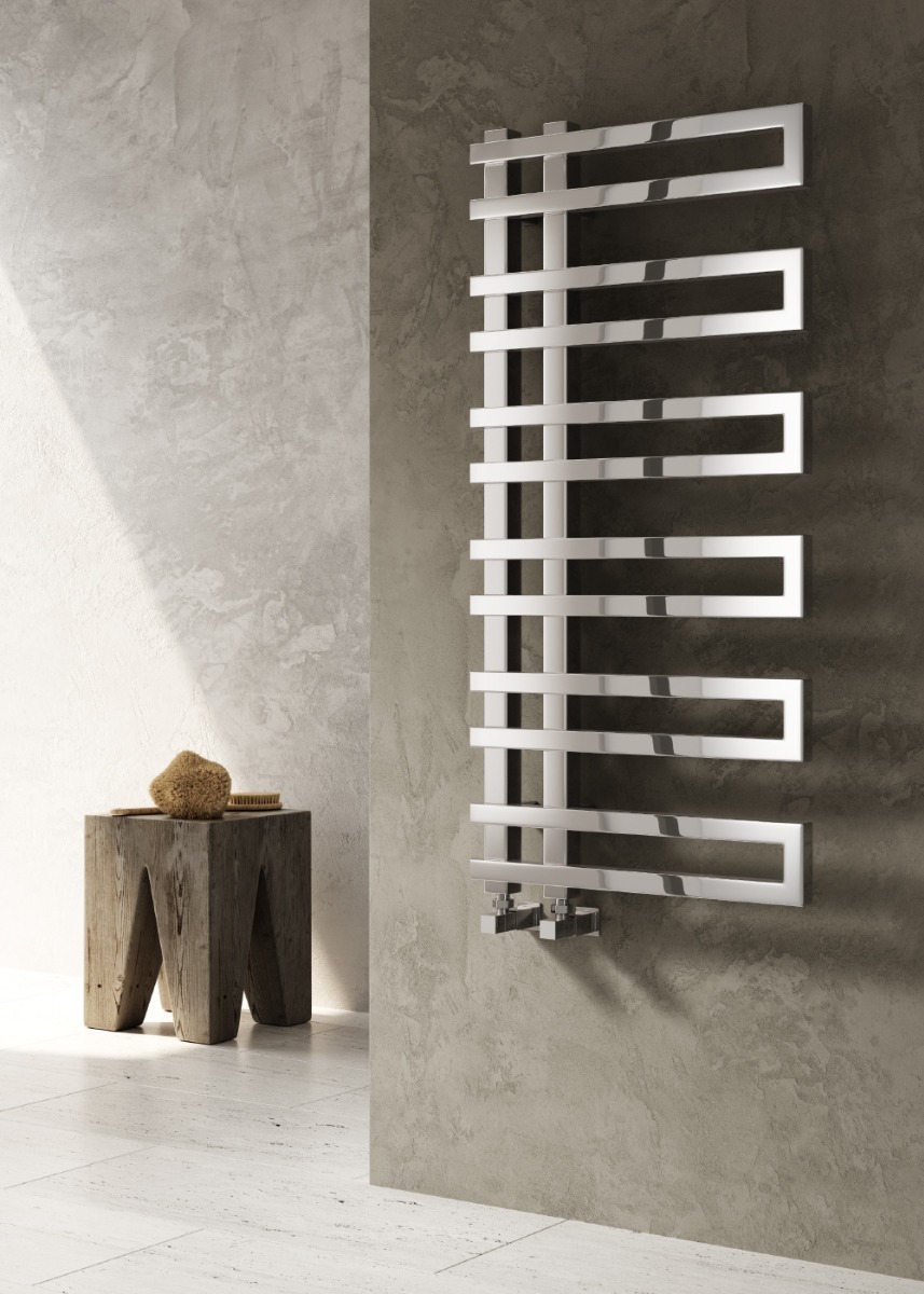Pietra Mild Steel Radiator 720 x 530mm chrome