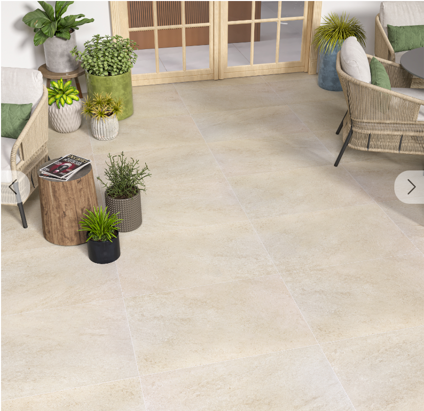 Sandy Beige Matt R11 Matt Rectified Porcelain 600x900mm- Price per m2