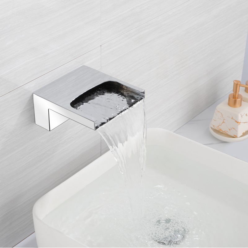Wall mounted Waterfall Bath Spout - Square (SBS-103)