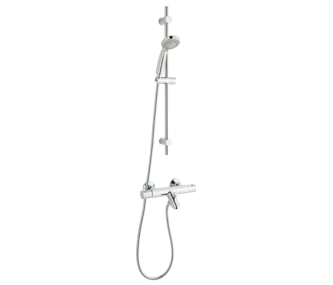 JTP - Shower Pole with Slider Rail and Bath Spout