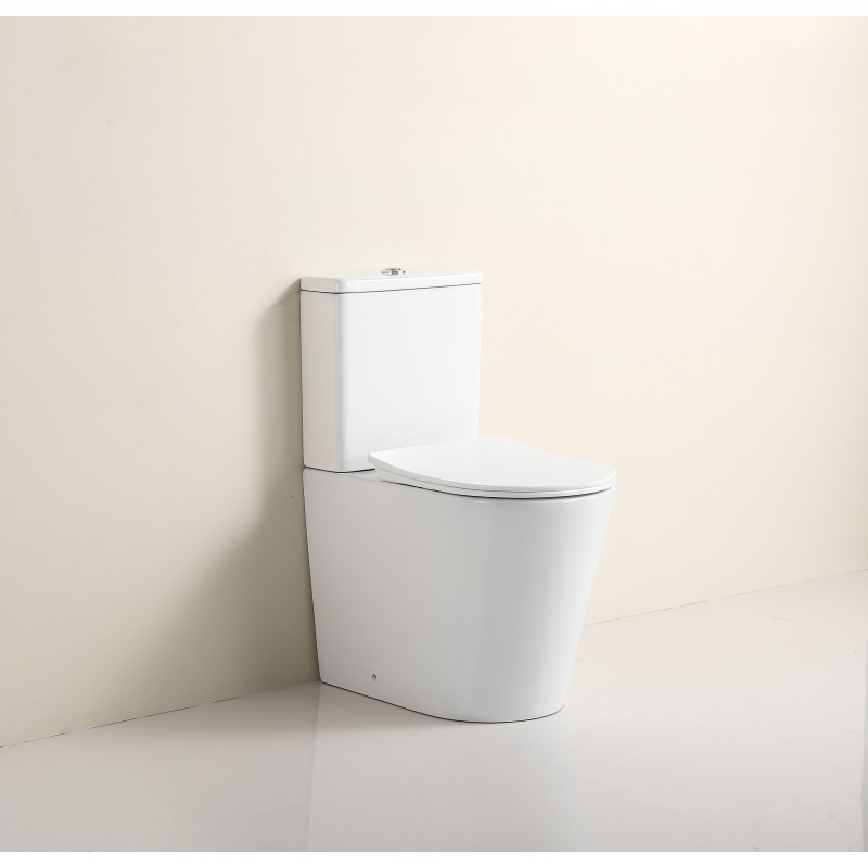 Sign rimless (fully back to wall) short projection C/C toilet & soft close seat (SIG710)