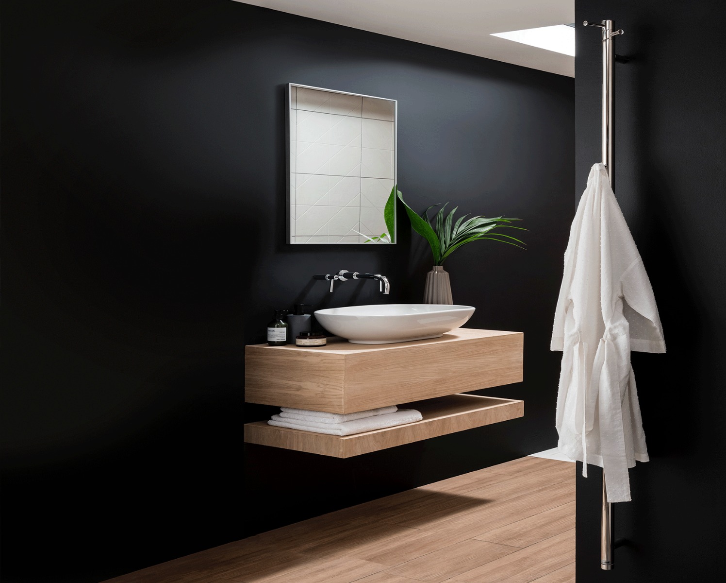 Electric Simplicity Ii Towel Rail Round Electric Only - Polished Stainless Steel 1800