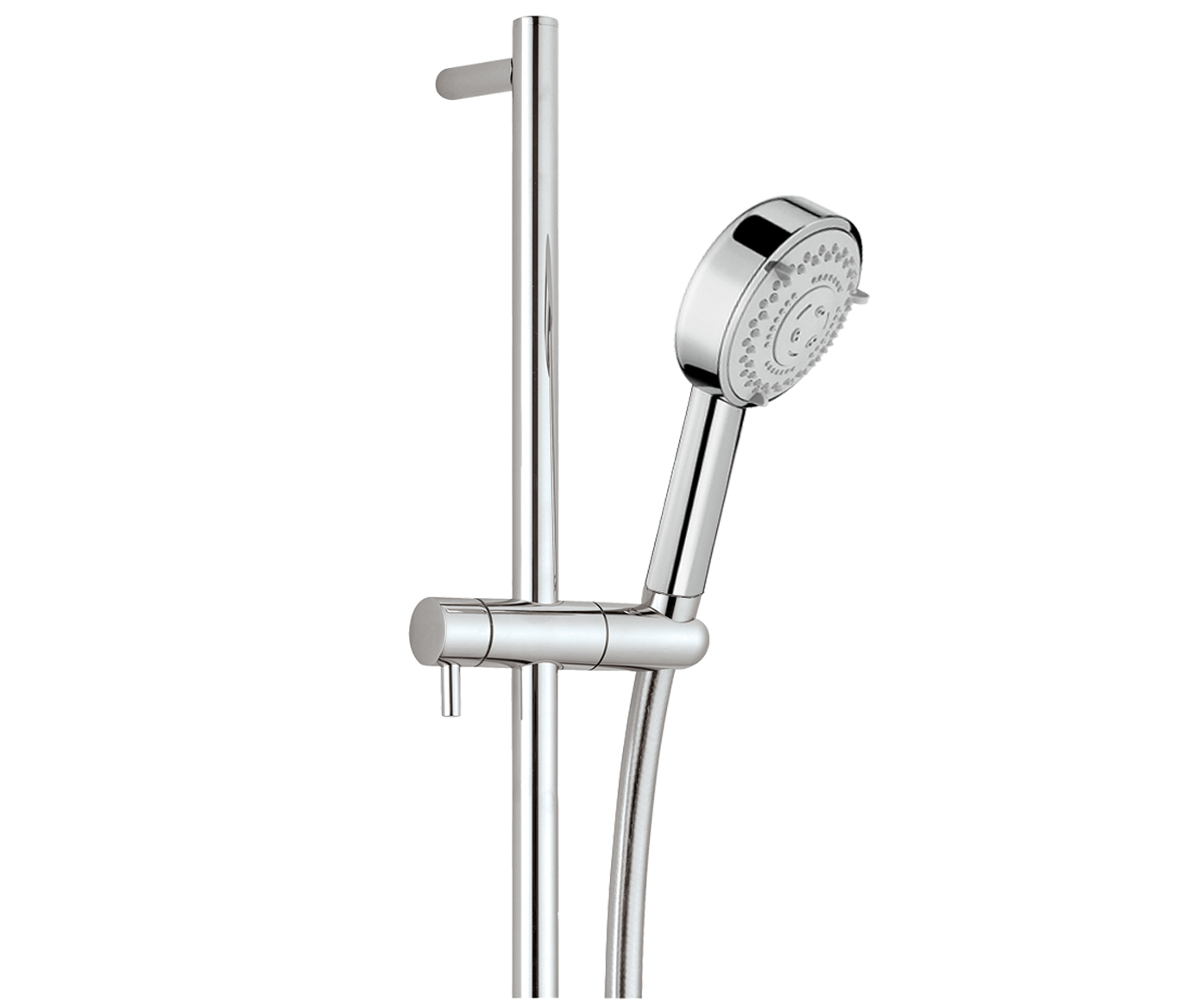 Techno Slider Rail with Multi Function Shower Head Pulse M2