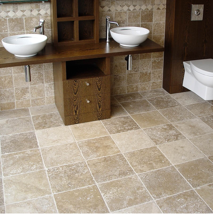 Siva Noce Tumbled 305x305x10- Price per m2