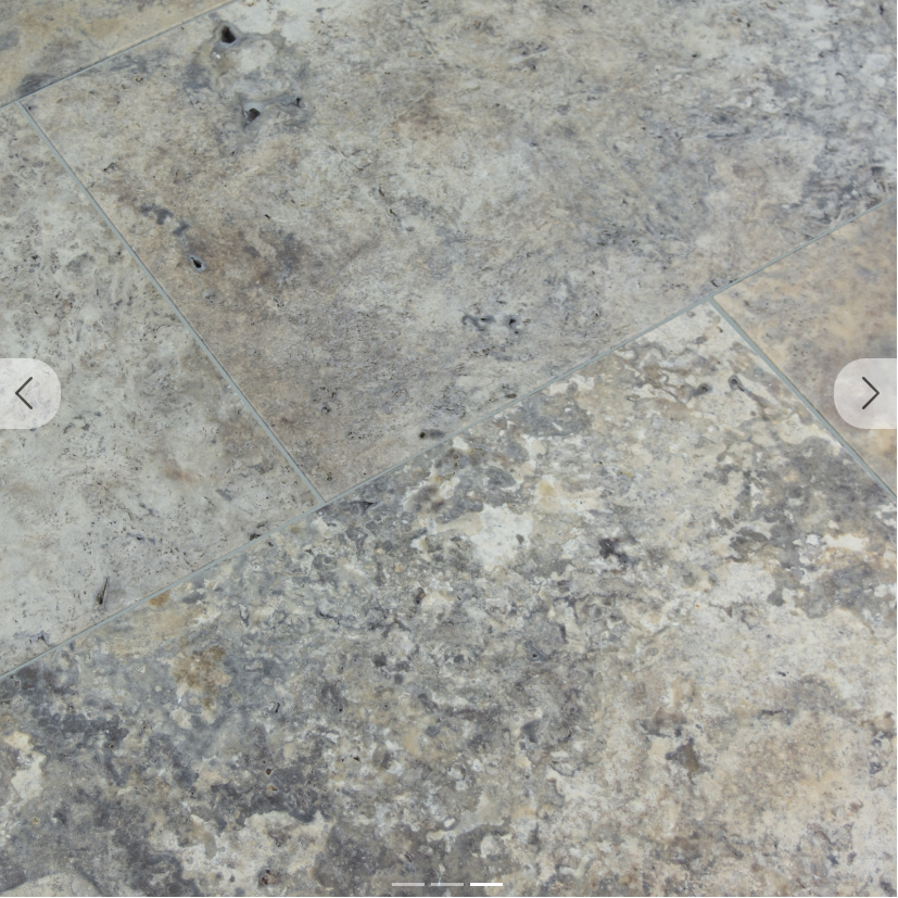 Silver Travertine Tumbled Opus Franco x 12- Price per m2
