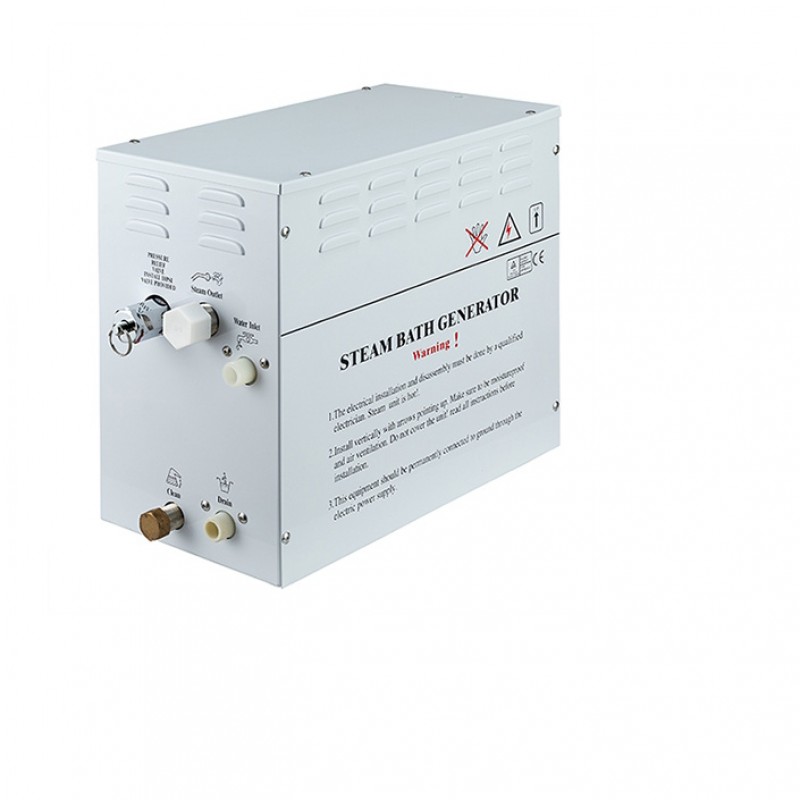 Aquamist Steam Generator 4.5kw, Control Panel, Steam Head, Ball Valve, WIFI Blue (AQM-G4)