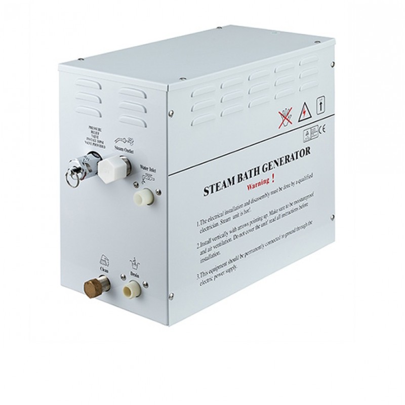 Aquamist Steam Generator 6kw, Control Panel, Steam Head, Ball Valve, WIFI Blue T (AQM-G6)