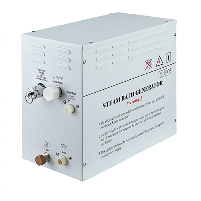 Aquamist Steam Generator 9kw, Control Panel, Steam Head, Ball Valve, WIFI Blue T (AQM-G9)