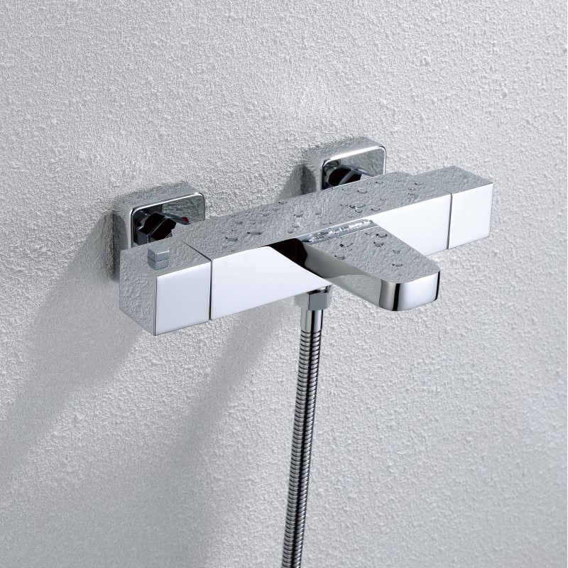 Thermostatic Bath Shower Mixer - Square (STS600)