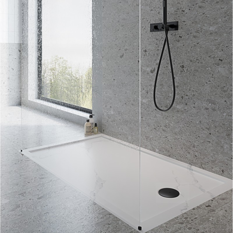 Shower Waste Trap - 90Mm - Matt Black (SWT001-MB)