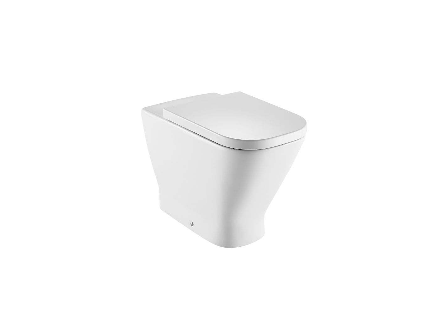Single floorstanding Rimless WC with Pan & Seat dual outlet-00 - WHITE