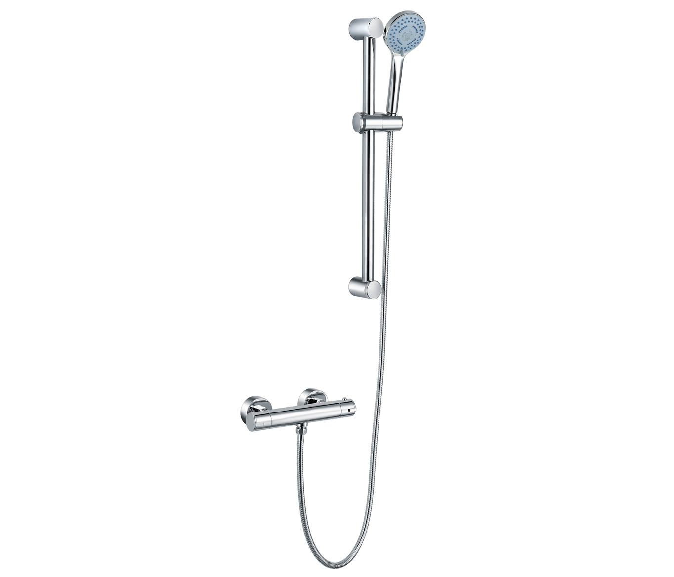 JTP - Torre Shower Valve with Slider Rail and Front Fixing Brackets