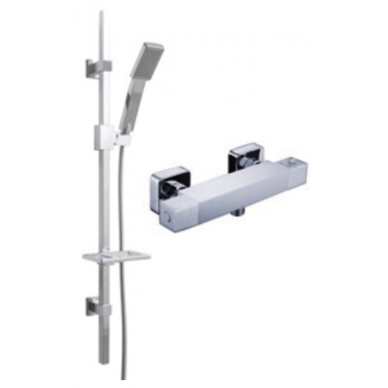 Thermostatic Bar Valve Kit - SQUARE (BAR400 + S300) (TVS400)