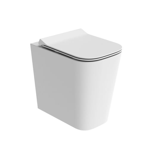 Compass Square Comfort Back To Wall Pan