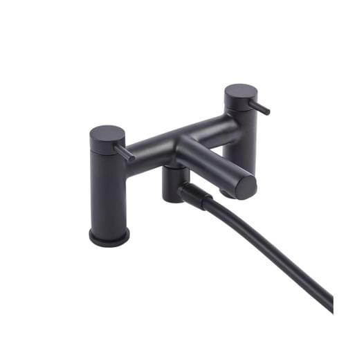 Anthem Deck Mounted Bath Shower Mixer - Black