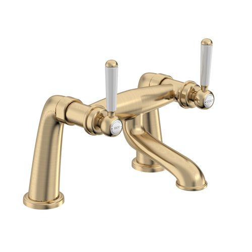 Lansdown Bath Filler - Brushed Brass