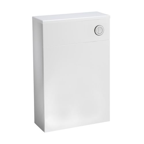 Back To Wall WC Unit And Worktop - Gloss White