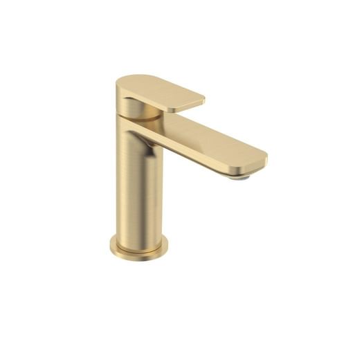 Savour Basin Mixer With Click Waste - Brushed Brass